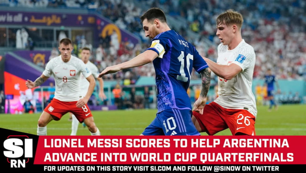 Lionel Messi Scores to Lead Argentina into World Cup Quarterfinals