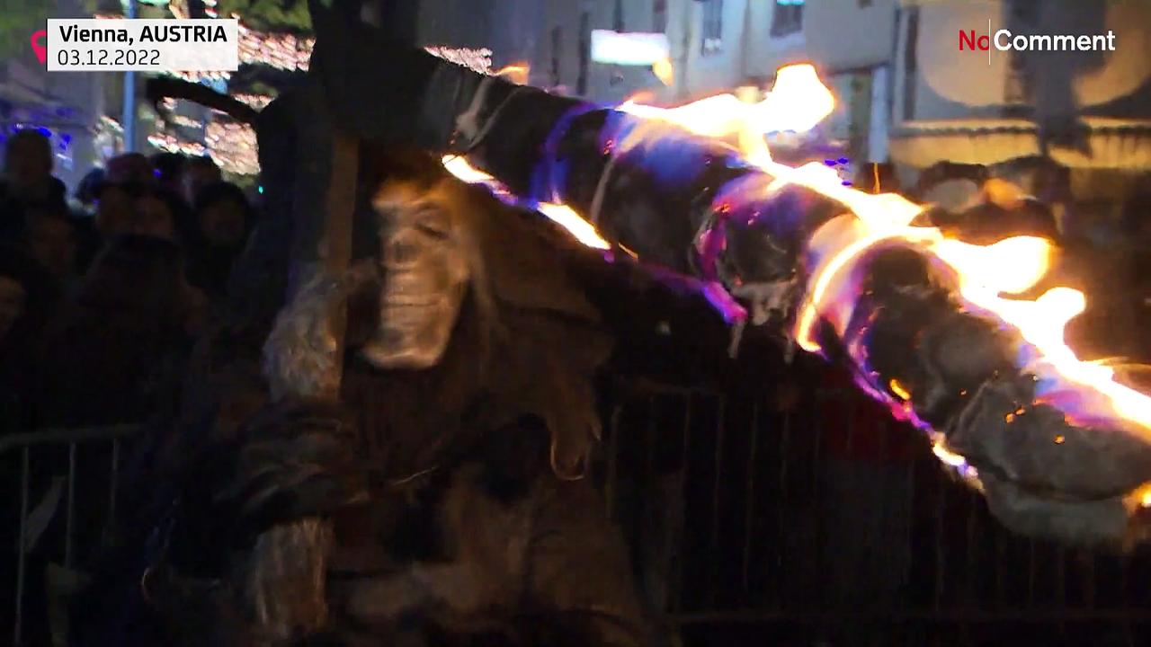 WATCH: Vienna marks pre-Christmas period with mythical Krampus parade