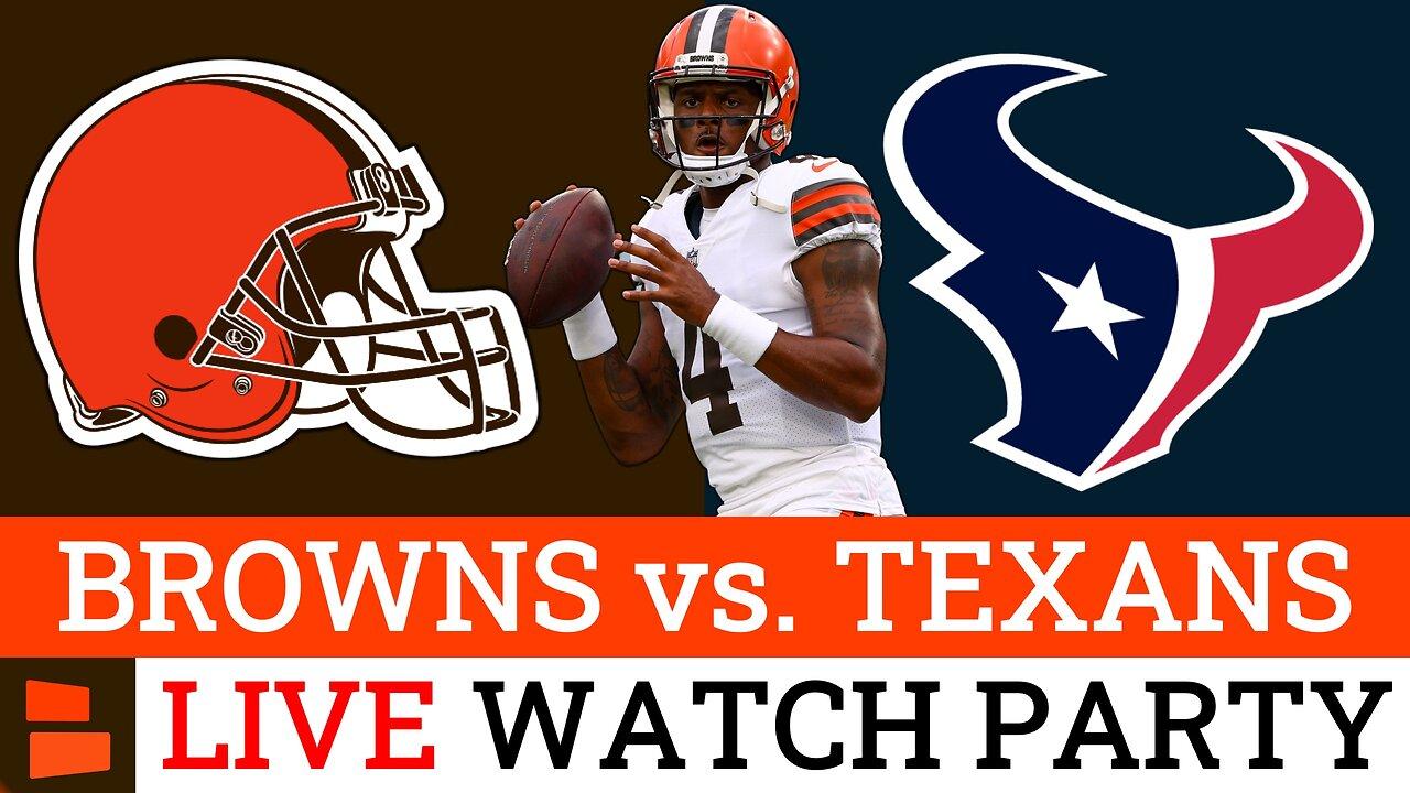 Browns vs. Texans LIVE Streaming Scoreboard