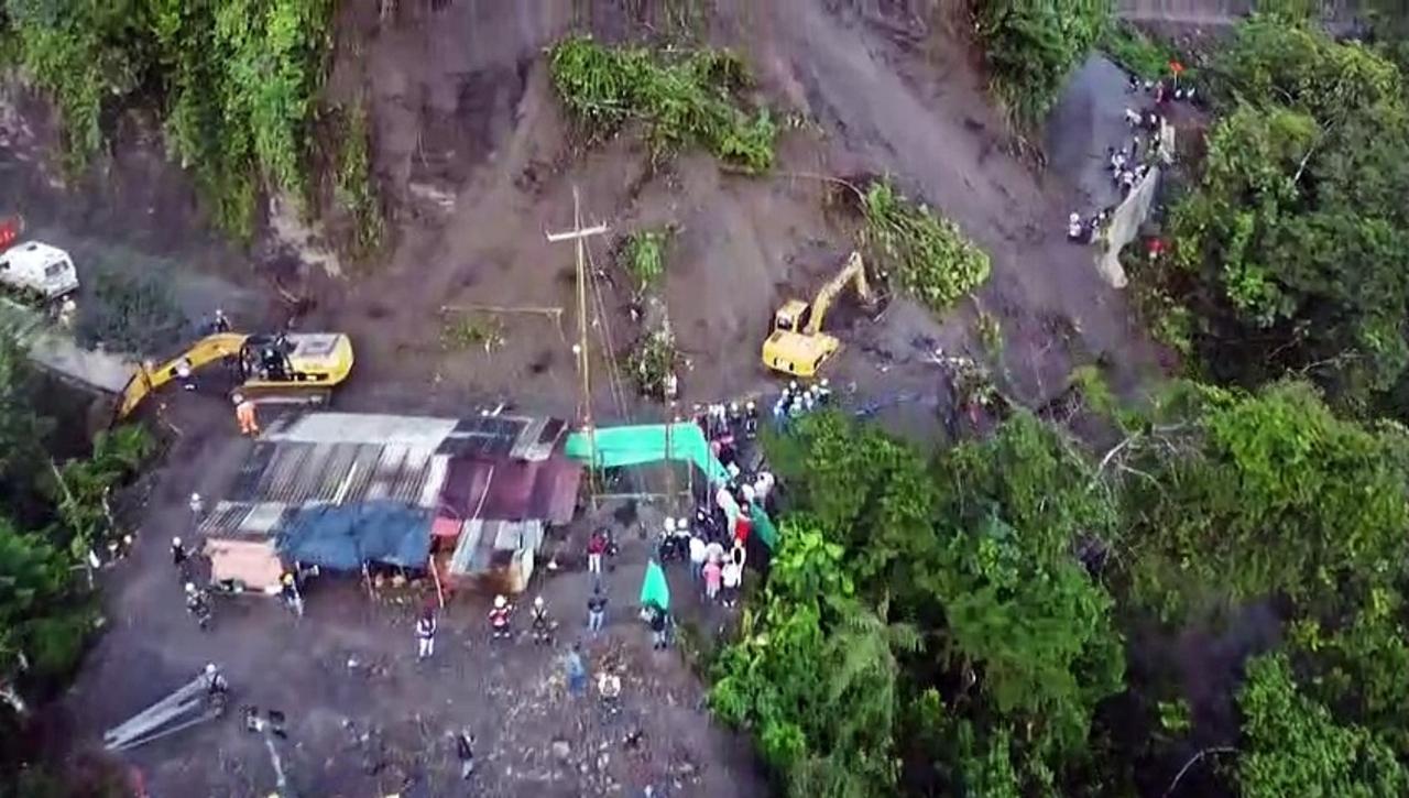 At least 27 killed in Colombia landslide
