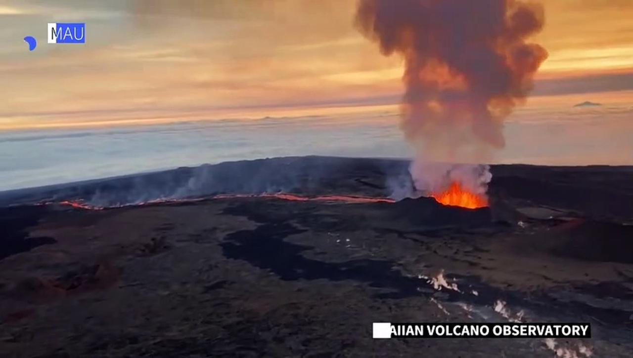 Hawaii volcano continues to spew lava