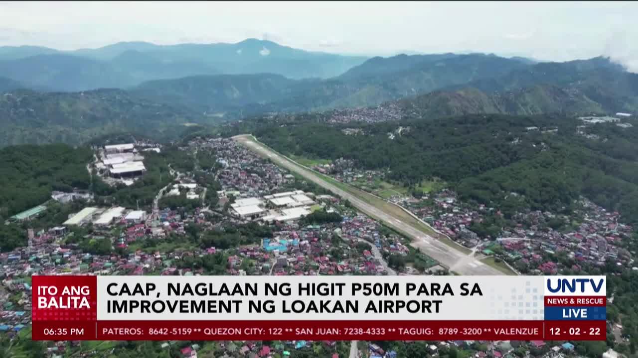 CAAP, naglaan ng higit P50 milyon para sa rehabilitasyon ng airport sa Baguio City