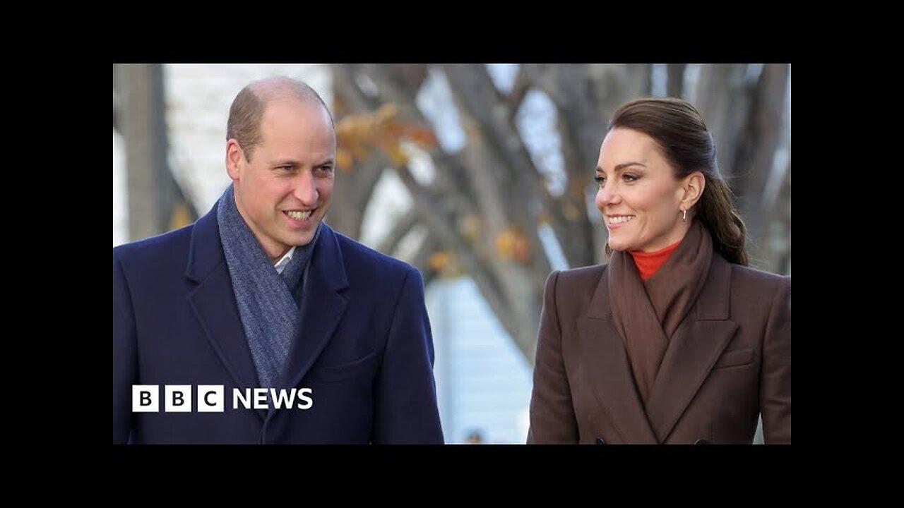 William and Kate continue US trip ahead of climate prize – BBC News