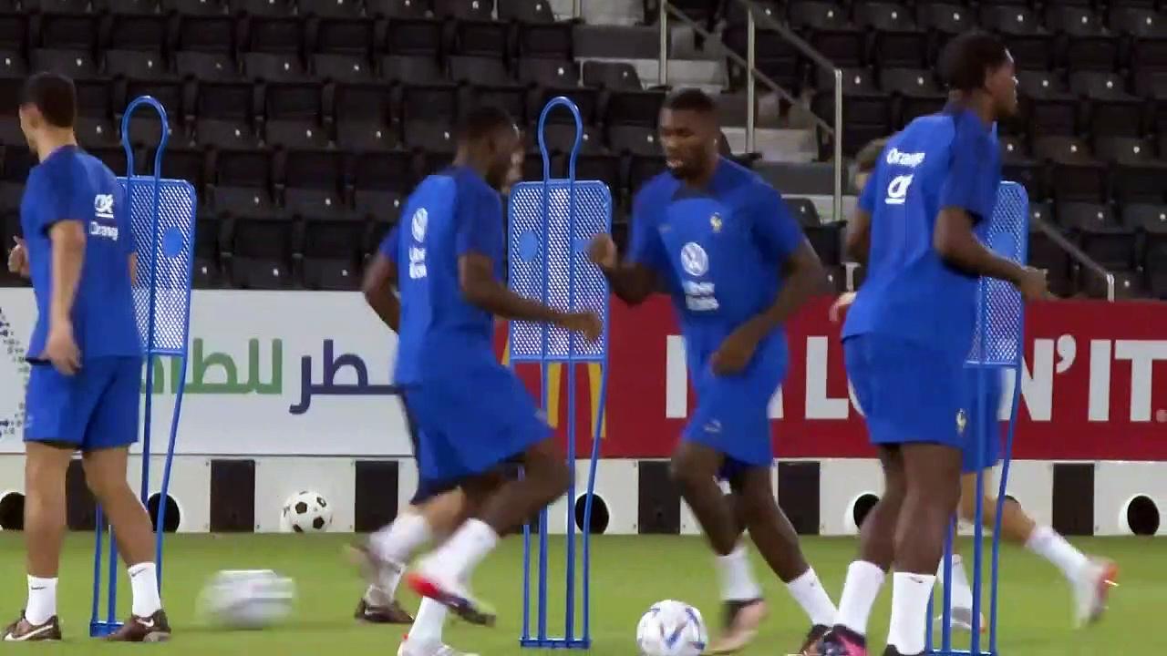 France team train ahead of England match on Saturday