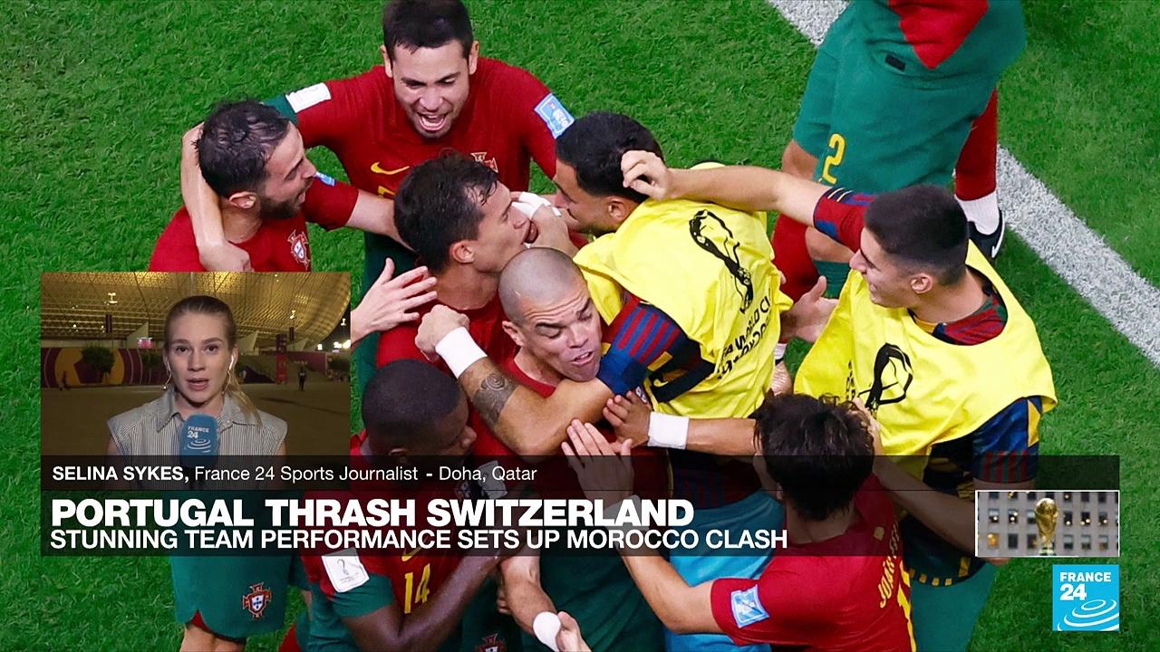 Portugal blow away Switzerland to reach World Cup last eight
