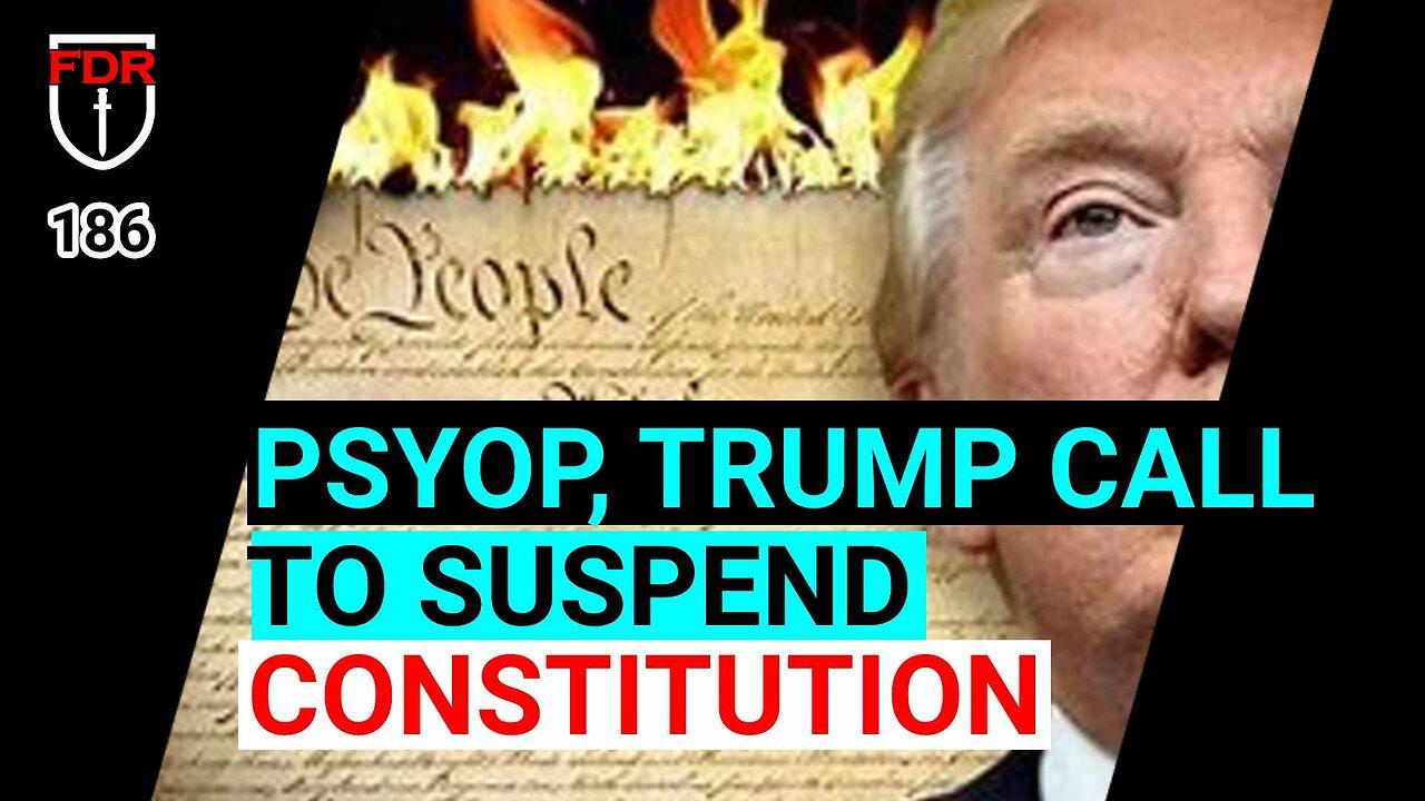 Why Did Trump Post To Suspend The Constitution? - One News Page VIDEO