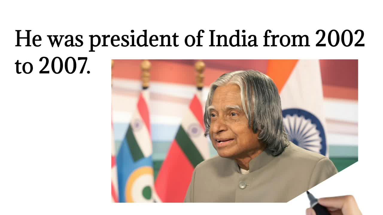 Biography of A.P.J ABDUL KALAM a missile man of India