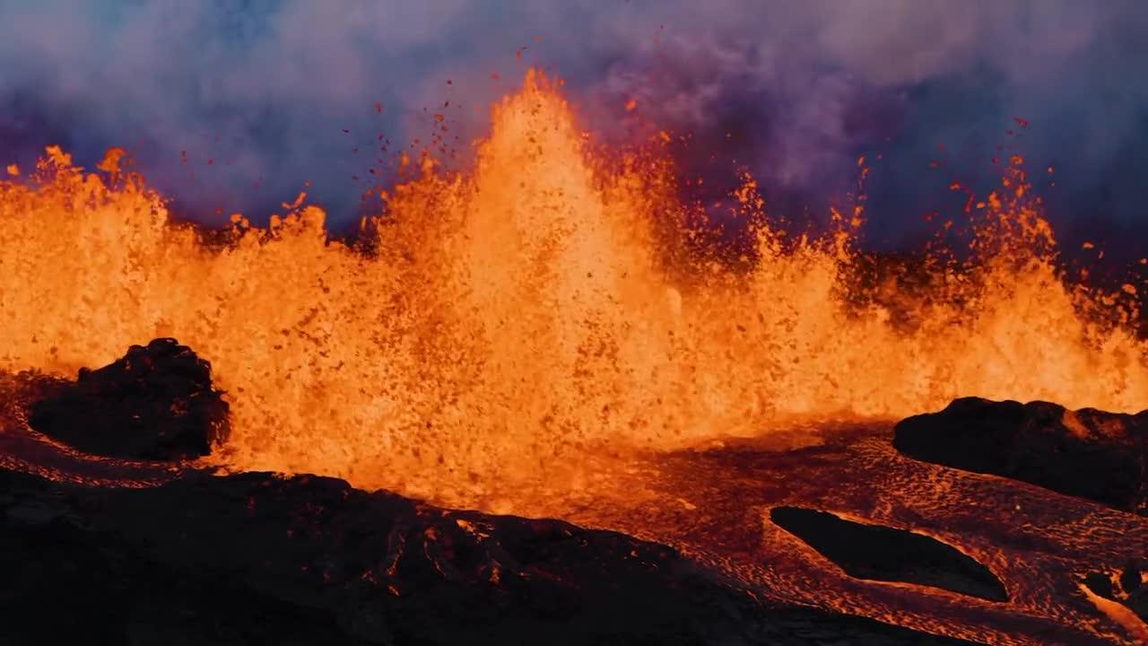 The Beautiful Mauna Loa Volcano Madame Pele cleansing the land