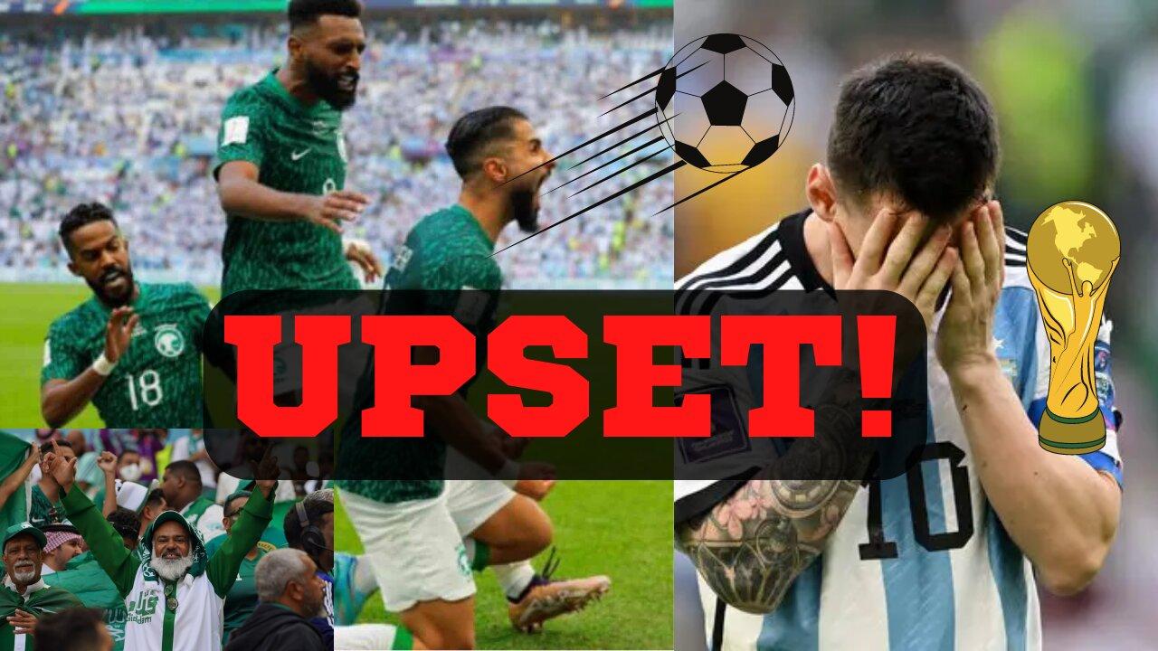 Messid up! 🤦🏽‍♂️ Saudi Arabia FIGHT BACK to beat Argentina in WC⚽ HUGE UPSET!