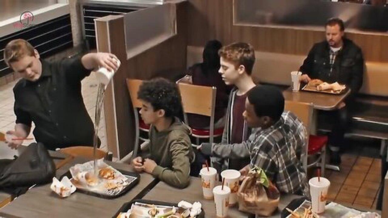 Teens Mock Boy At Burger King, Don’t Notice Ma
