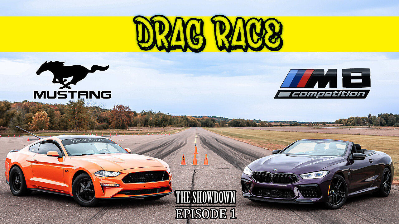 BMW M8 Comp vs 651MYGarage Ford Mustang GT  // FLY HIGH X - THE SHOWDOWN EP. 1