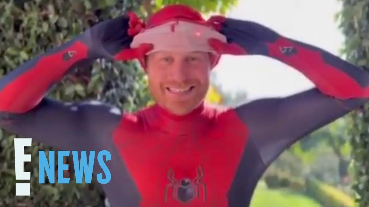 See Prince Harry Dress as Spider-Man for Military Children's Charity | E! News