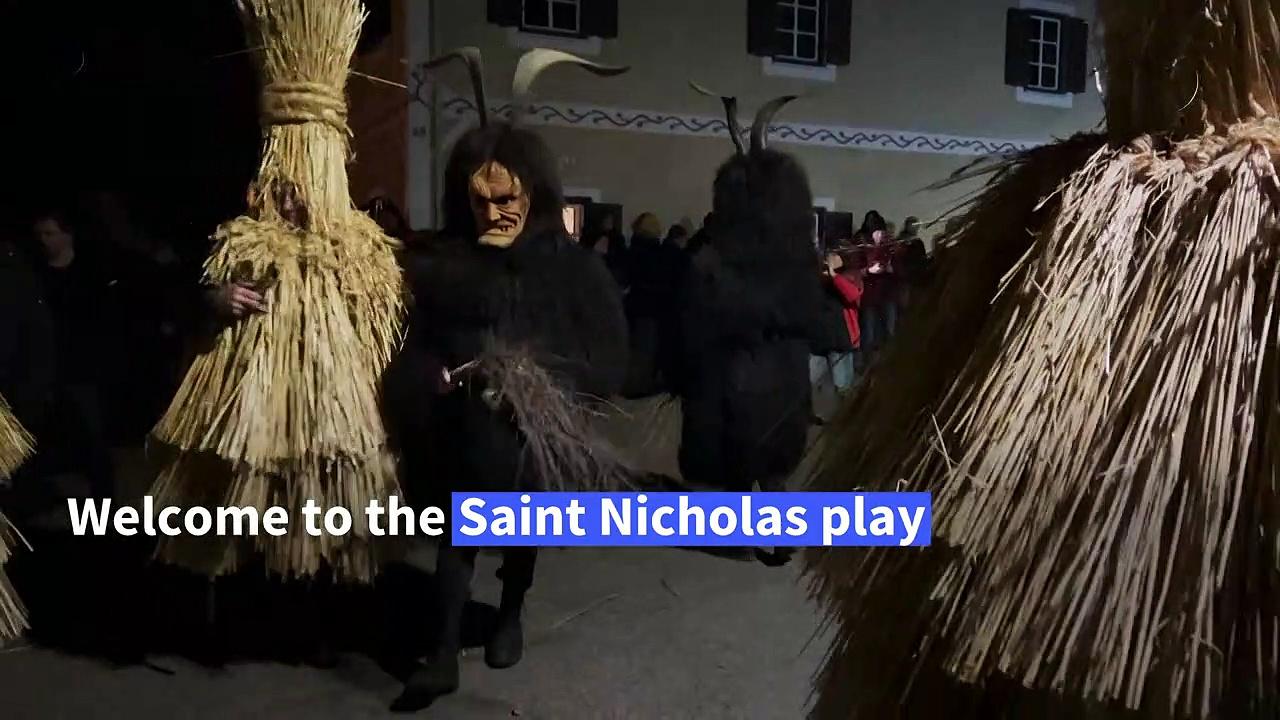 Putting a pre-Christmas scare into an Austria town