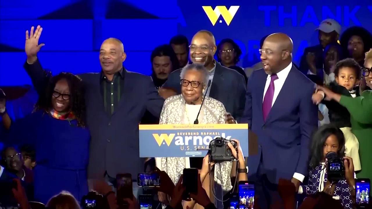 Warnock wins Georgia, boosting Democrats in Senate