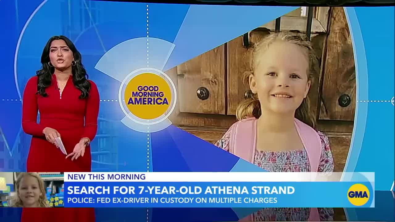 FedEx driver arrested in killing of 7-year-old Athena Strand | GMA