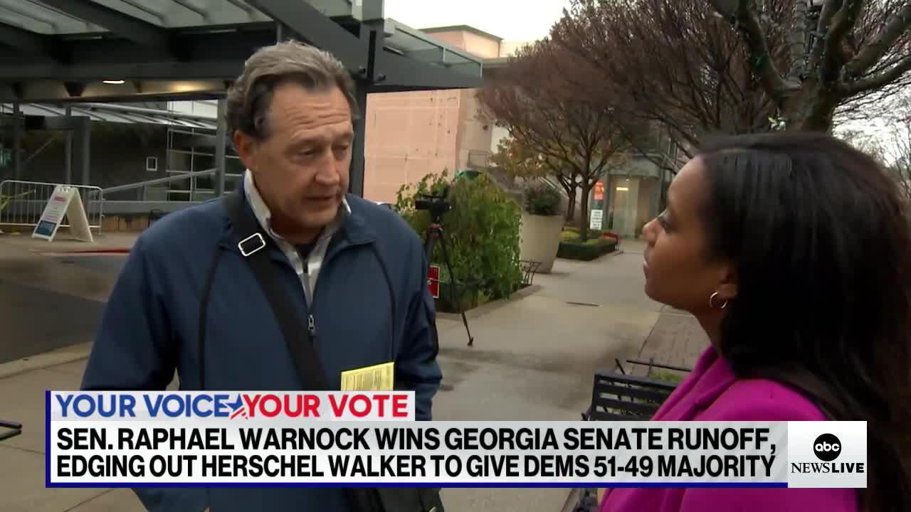 Incumbent Raphael Warnock wins Georgia Senate seat