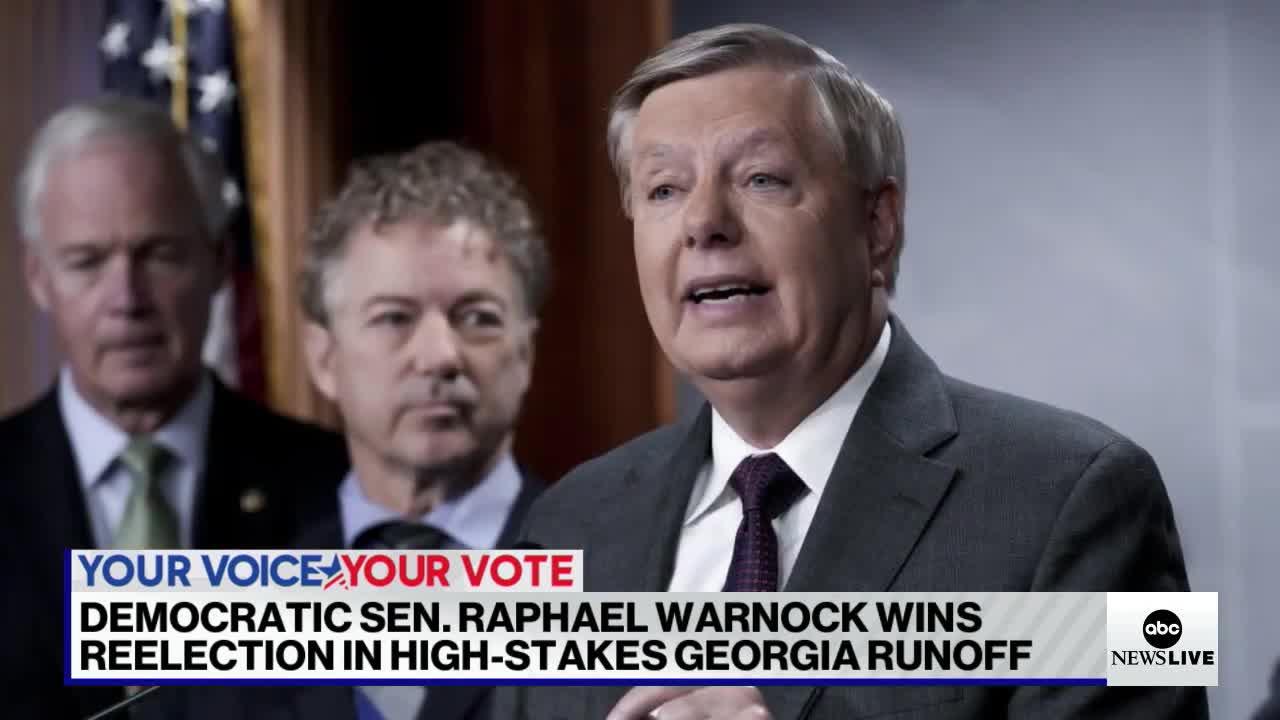 Democratic Sen. Raphael Warnock wins reelection in high-stakes Georgia runoff