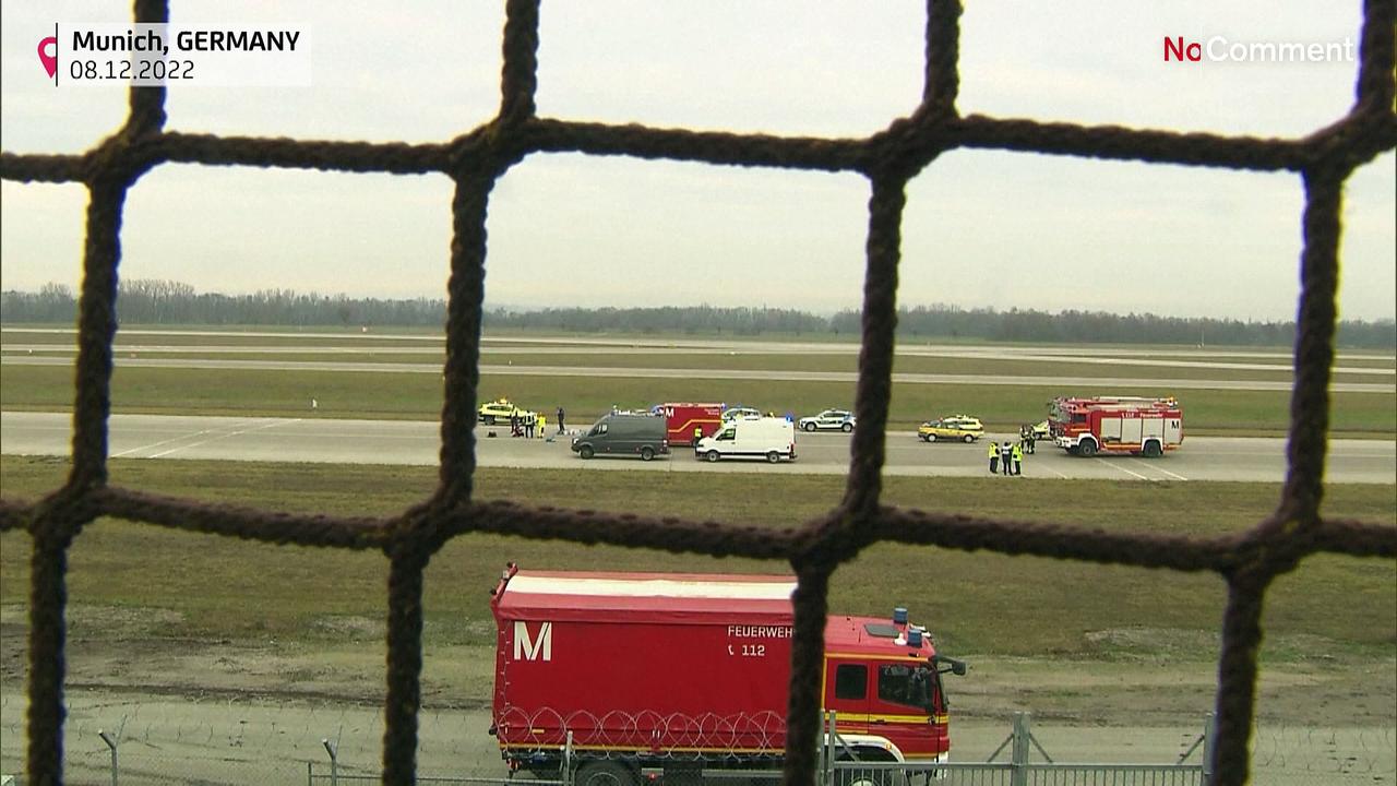 Climate activists breach Munich airport to protest air travel on northern runway