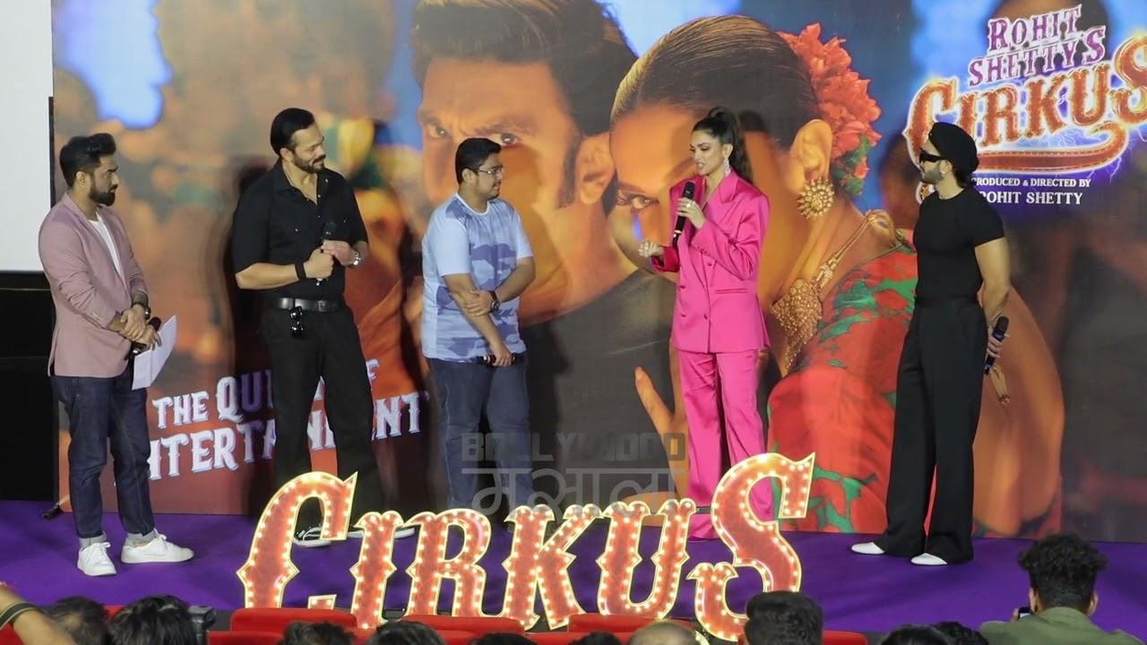 Deepika Shares Her Experience Working With Rohit Shetty ' Current Laga Re' Song Launch Cirkus