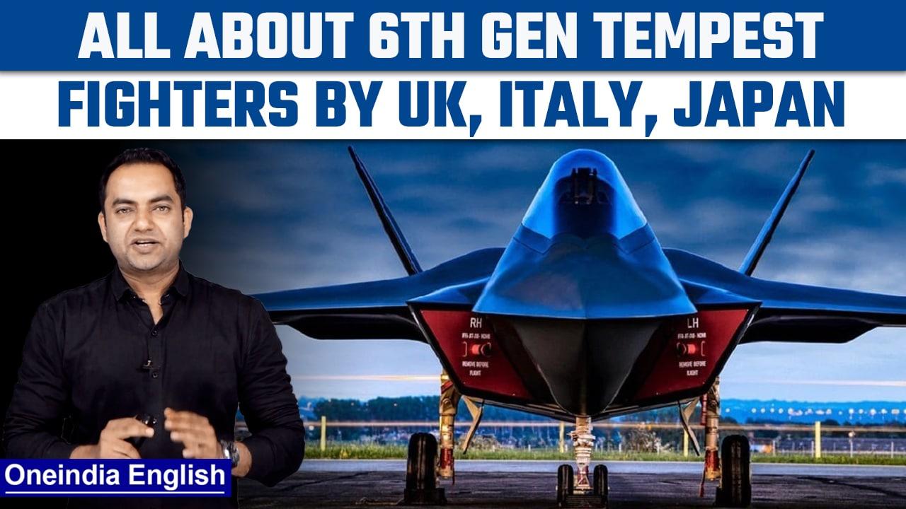 6th Gen.Tempest fighters that will use AI planned by UK,Italy,Japan | Oneindia News*Explainer