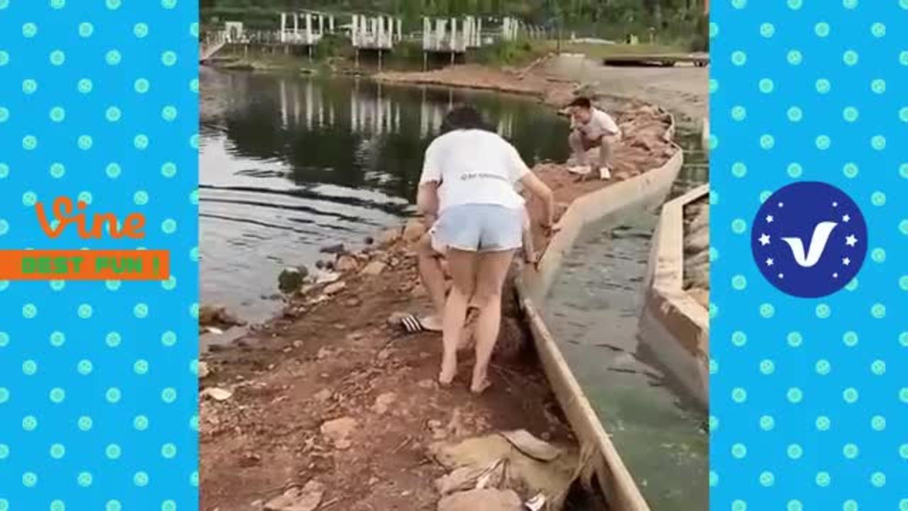 Best FUNNY Videos 2022  TOP People doing funny stupid things