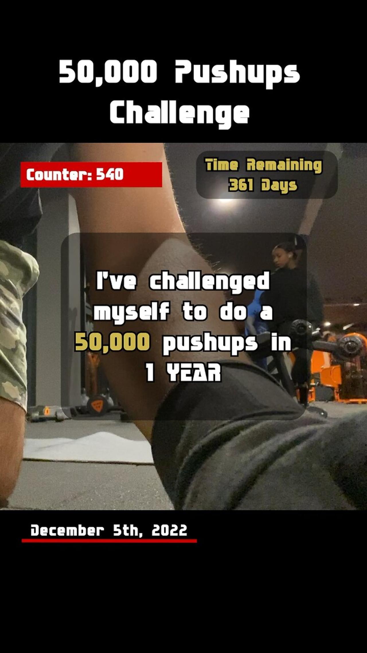 50K Pushups Challenge - Workout 4