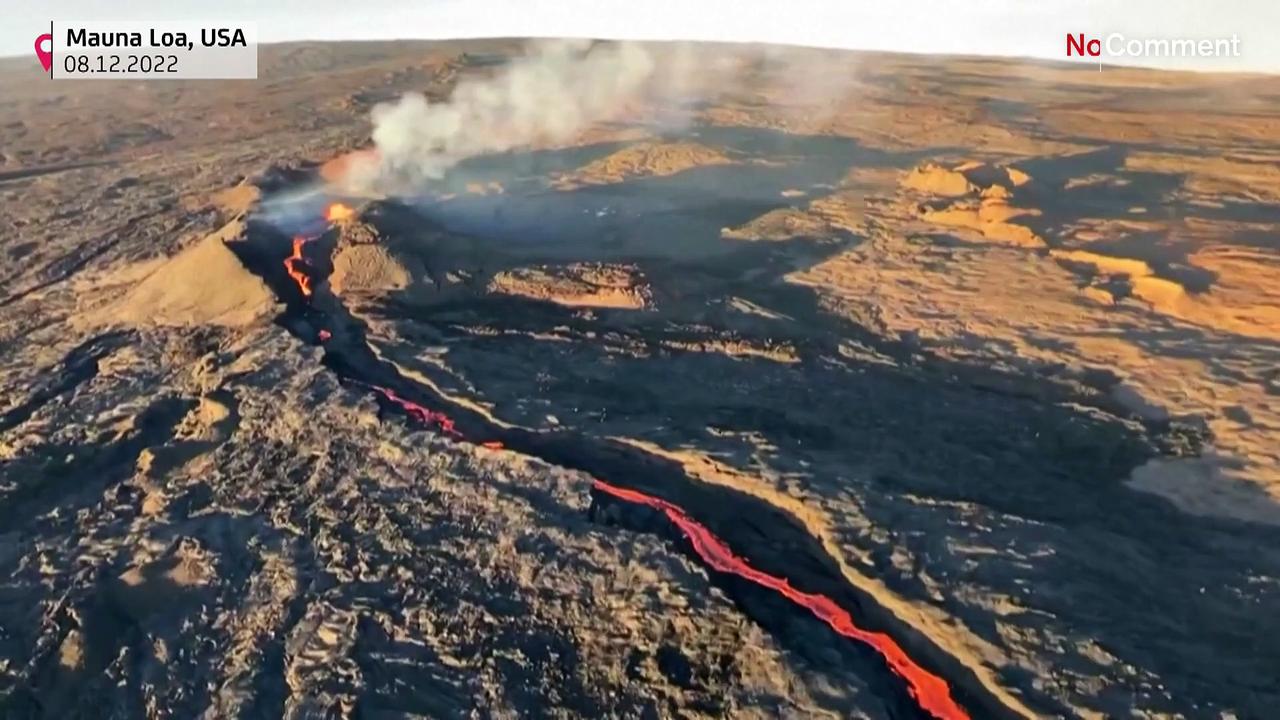 Watch: Hawaii’s Mauna Loa volcano keeps spewing lava