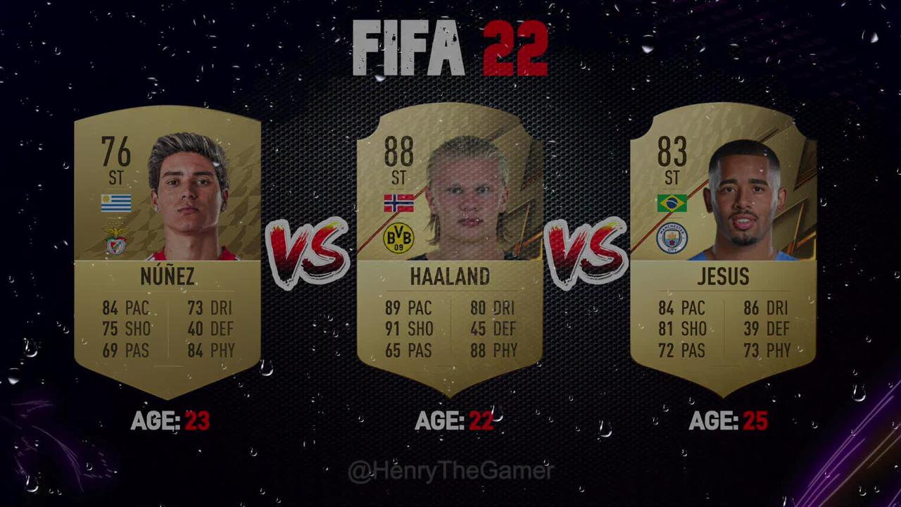 Haaland VS Jesus VS Núñez FIFA EVOLUTION! 😢❤️ FIFA 16 - FIFA 23