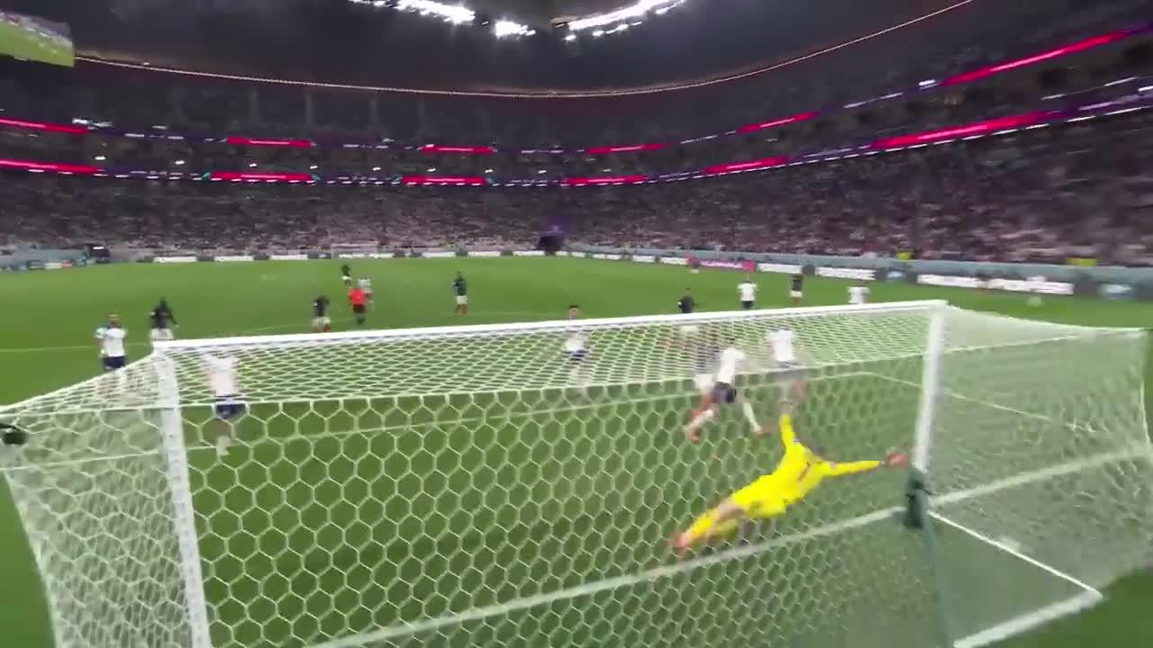 Olivier Giroud’s INCREDIBLE game-winning header for France in the 2022 FIFA World Cup - Every Angle