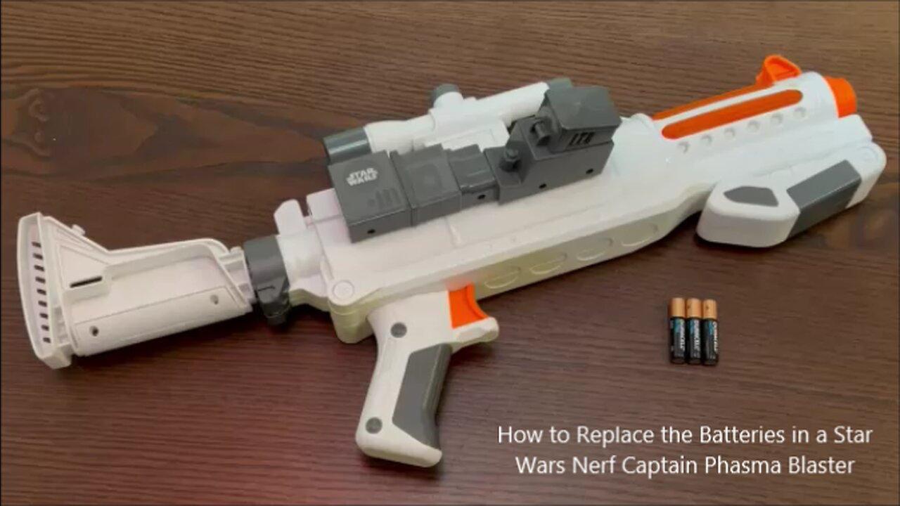 How to Replace the Batteries in a Star Wars Nerf Captain Phasma Blaster