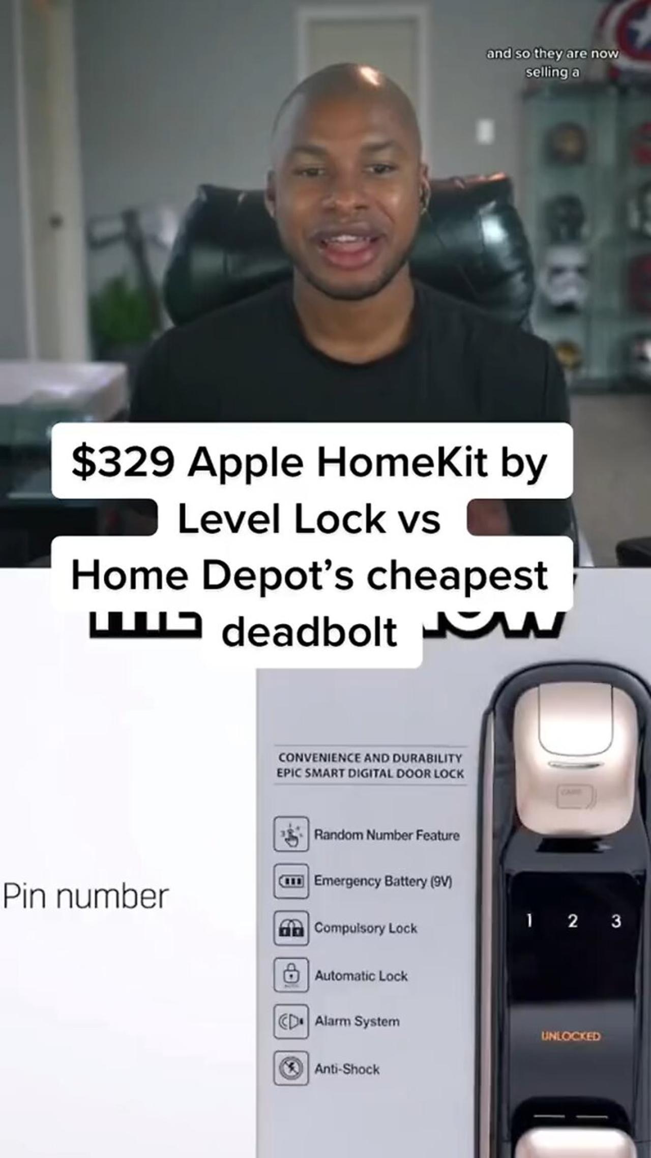 Apple HomeKit Smart Lock deadbolt by Level Lock