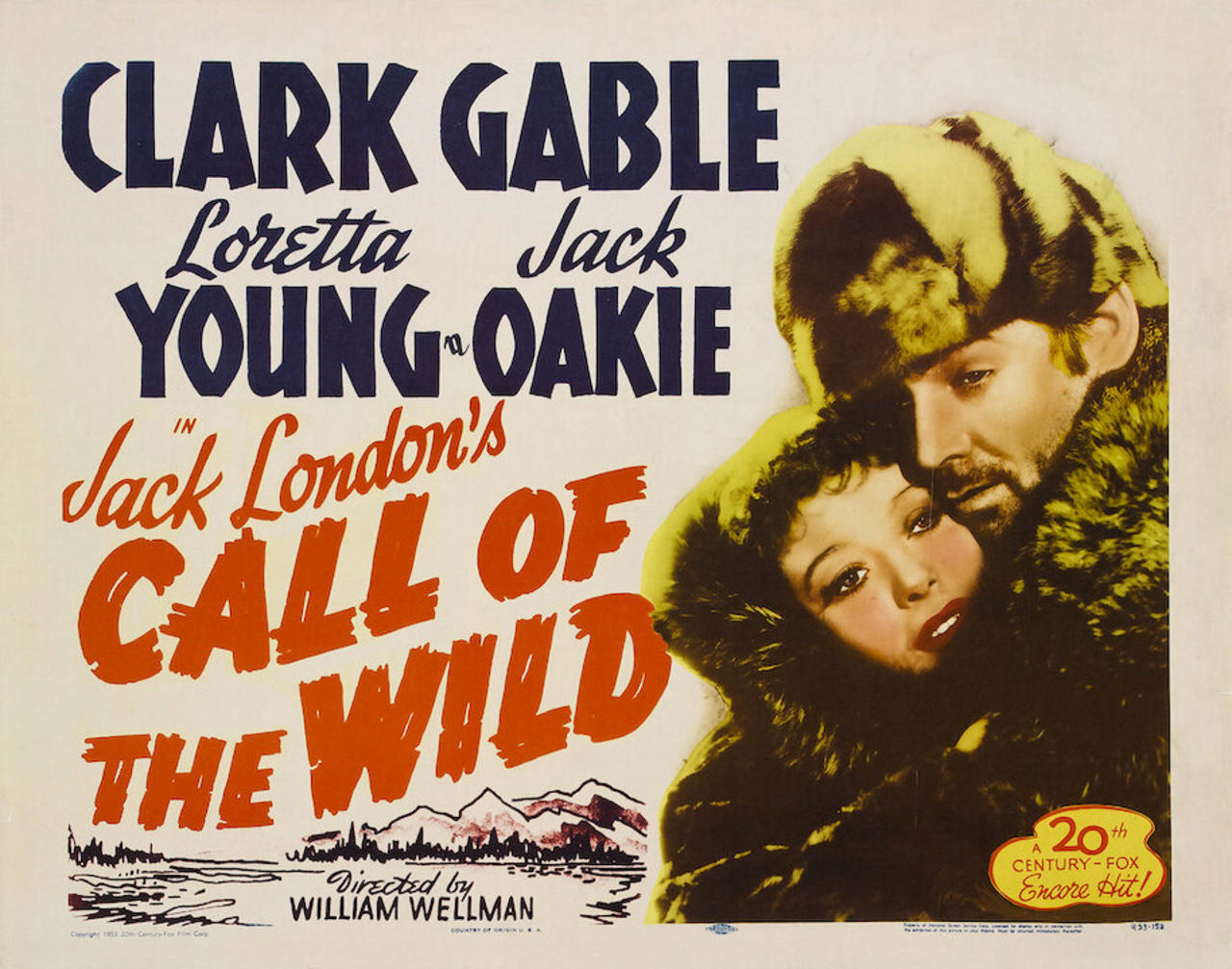 The Call of the Wild (1935) • Starring Clark Gable • Loretta Young • Jack Oakie