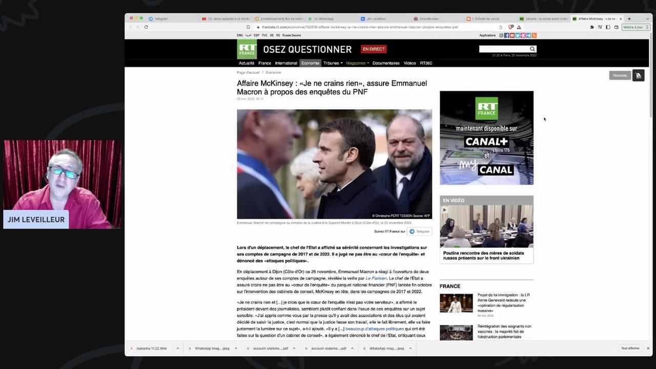 LIVE DU JOUR - 25 nov 2022 - One News Page VIDEO