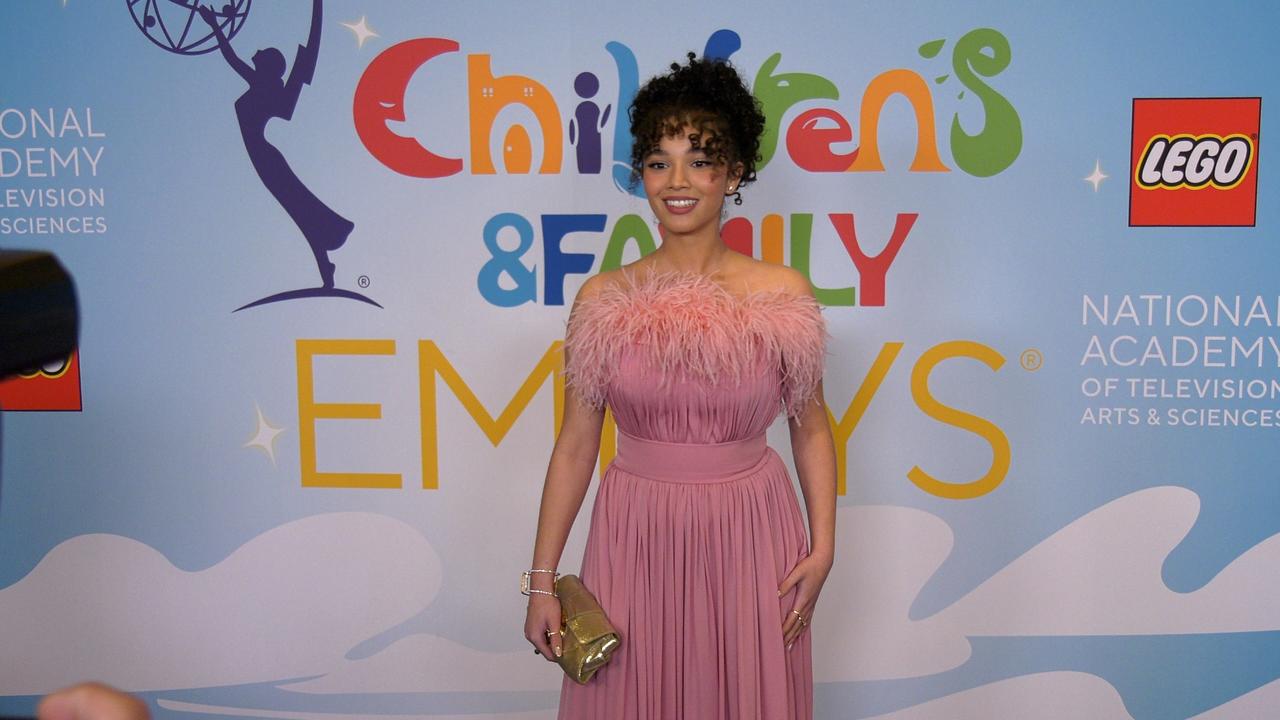 Malia Baker '1st Annual Children's & Family Emmy Awards' Purple Carpet in Los Angeles