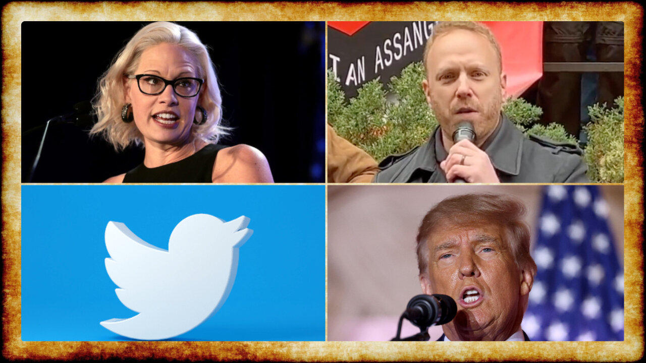 Sinema DEMEXITS, Twitter Files Takes on Trump Ban, Blumenthal Calls on Musk to Restore Assange