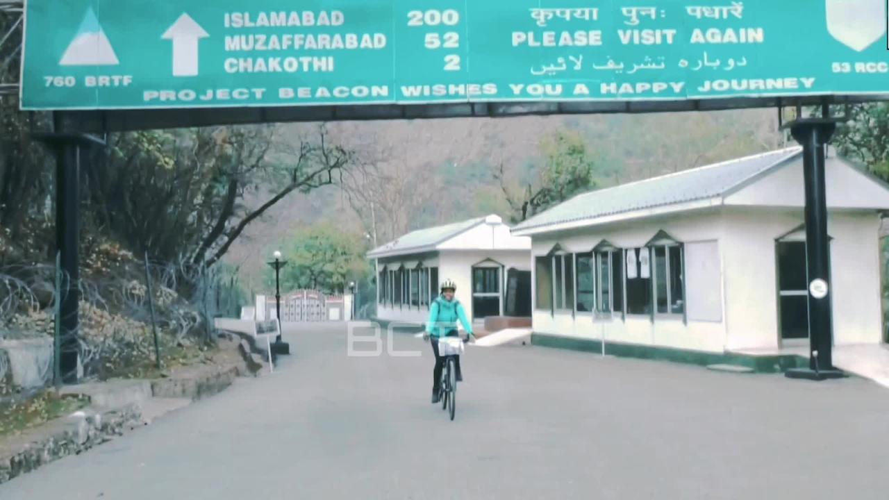 Celebrated cyclist Sabita Mahato's J&K-Bangladesh journey is flagged off by the Indian Army.