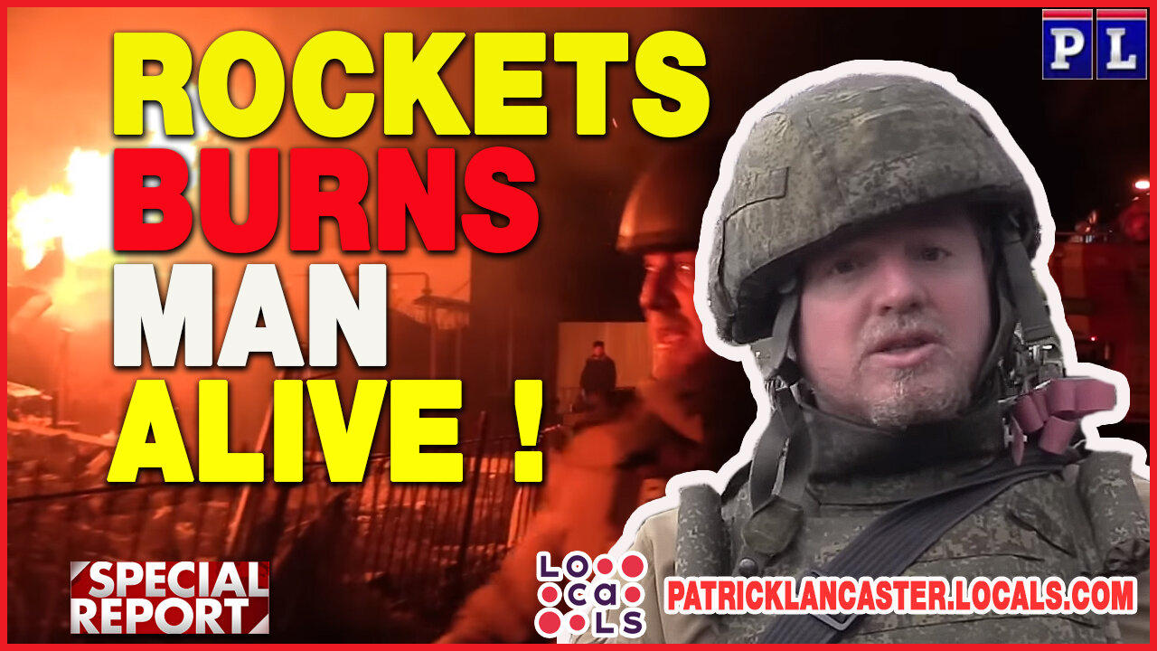 💥💥💥Ukraine Rocket Attack Burns Man Alive & Destroys Home💥💥💥