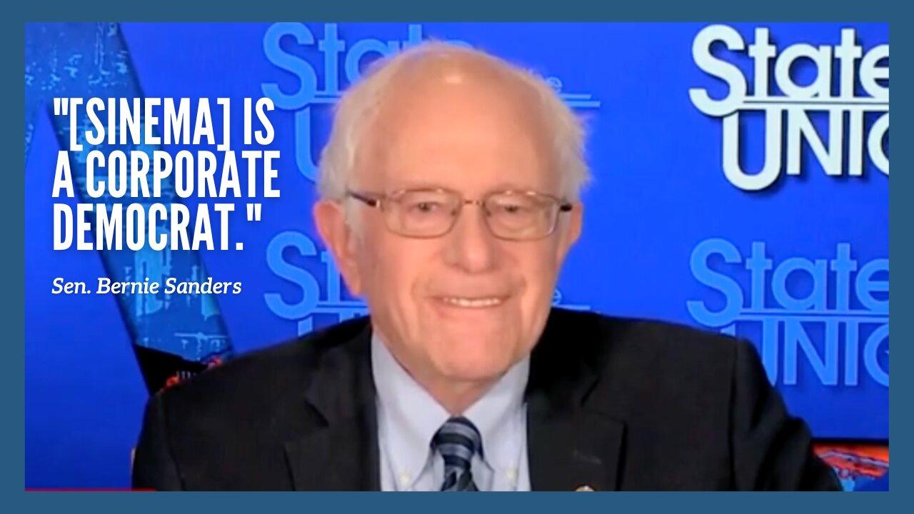 Sen. Sanders Reacts to Sen. Sinema Becoming Independent: ‘She’s a Corporate Democrat’