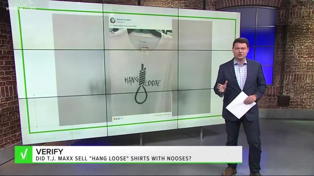 VERIFY Did TJ Maxx sell 'hang loose' shirts with nooses