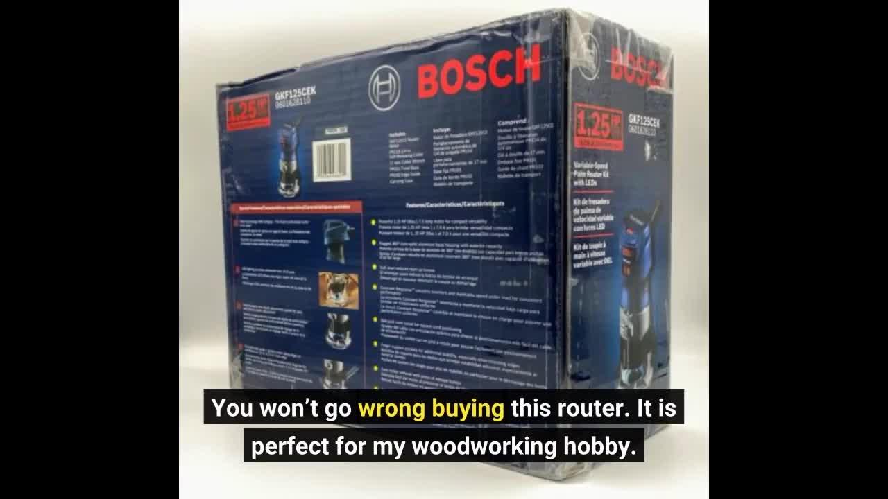 BOSCH GKF125CEK Colt 1.25 HP (Max) Variable-Speed Palm-Overview