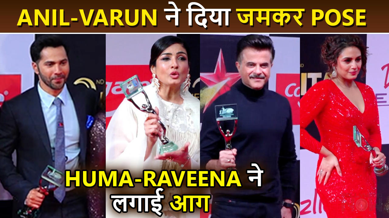 Varun Dhawan And Anil Kapoor Look Dapper, Huma, Raveena Set Stage On Fire ITA Awards 2022