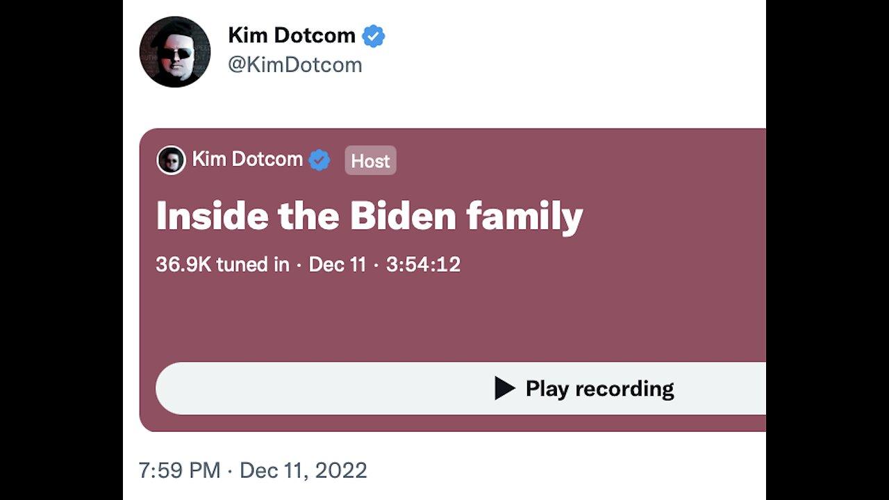 Report on the Biden Laptop: Twitter Space w/ Kim Dotcom