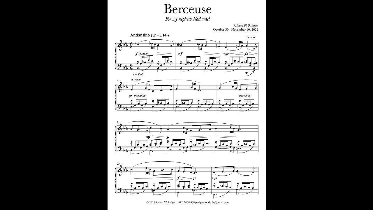 "Berceuse" by Robert W. Padgett