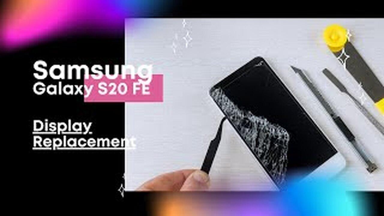 Samsung Galaxy S20 FE | Screen, lcd repair | Display replacement | Repair video