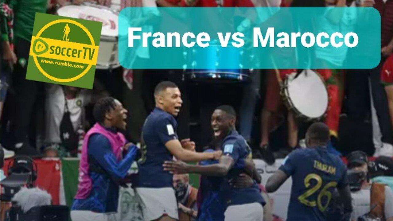 France vs Marocco 》FIFA World Cup Qatar 2022 Highlights. Sem8 Final