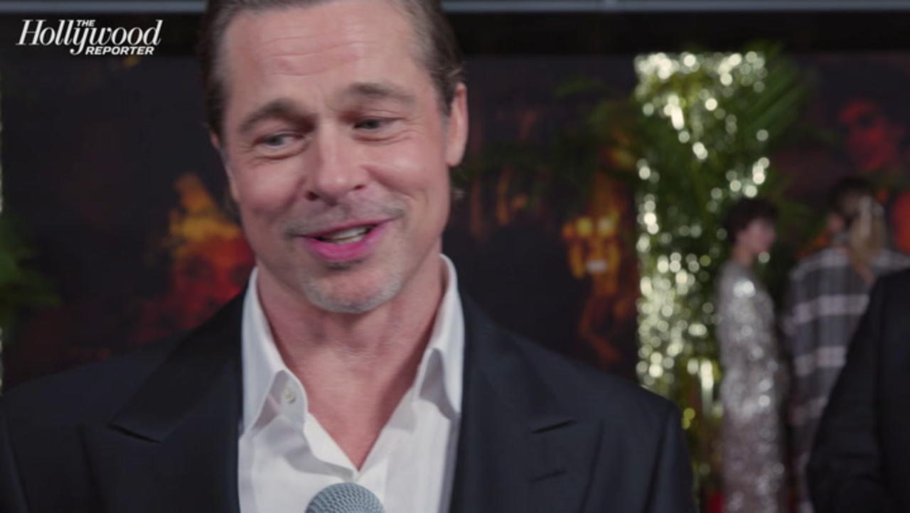 Brad Pitt On Filming The Party Scene In 'Babylon' For Two Weeks Straight & Exploring Hollywood In The 1920s