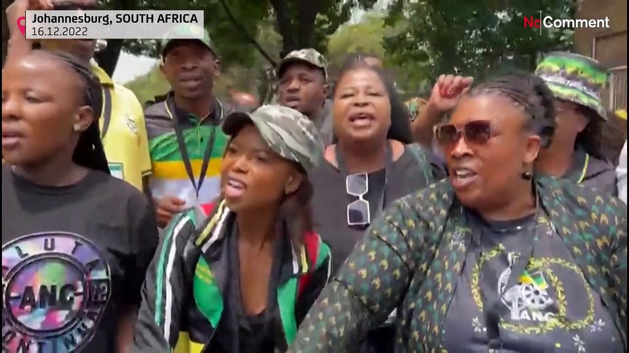 Watch: Thousands of delegates of the African National Congress to elect new leader