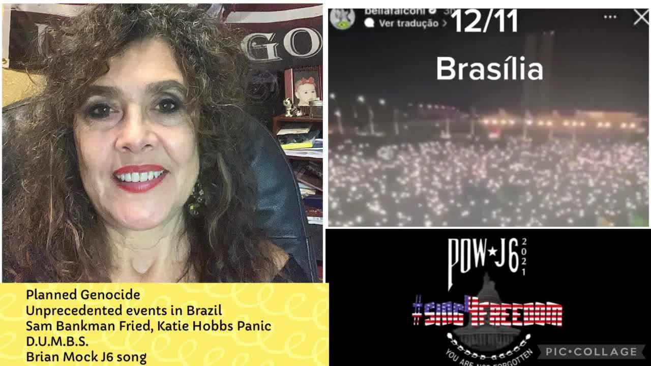 12/15/2022 D.U.M.B.S, Planned Genocide, Brazil's Left Infiltrators, Brian Mock J6 Song, Ariz Panic
