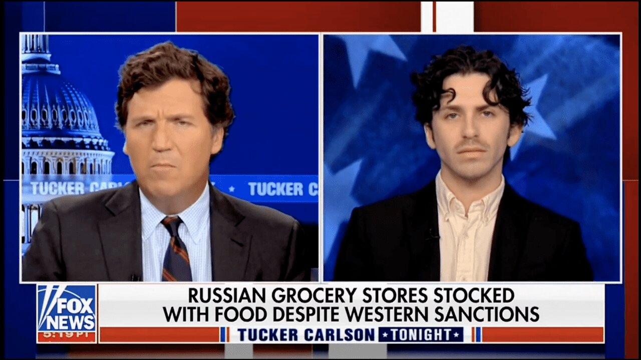INTERVIEW: Tucker Carlson asks Rebel News reporter if Western sanctions against Russia are working?