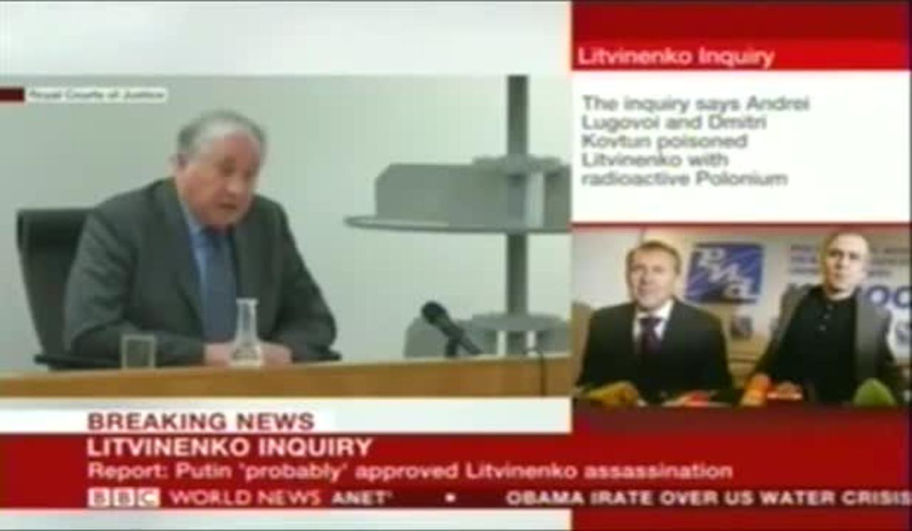 Cobertura da BBC Sobre o Envenenamento de Alexander Litvinenko
